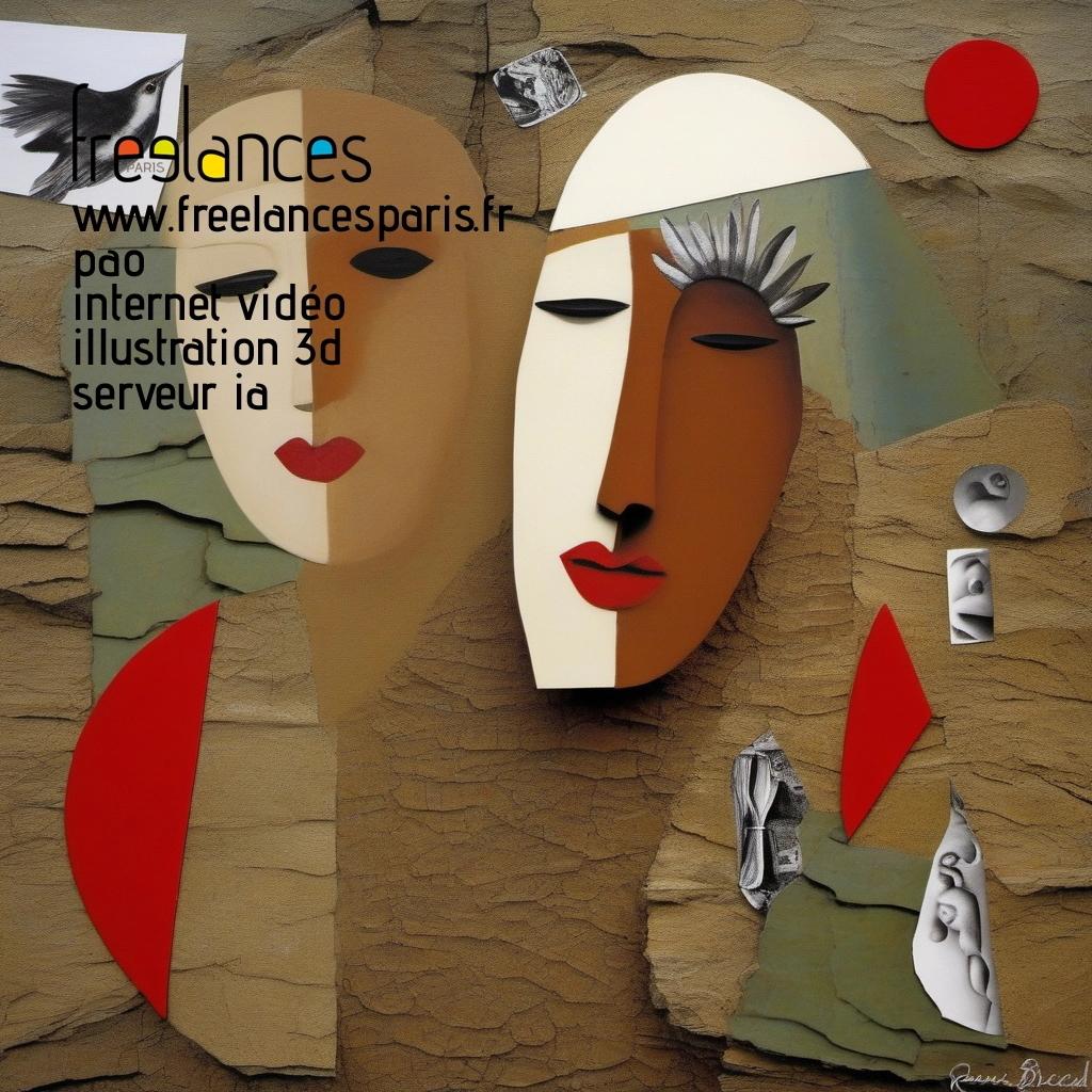 Pao mise en page internet vidéo illustration 3d serveur IA générative AI freelance paris studio de création magazines 49vqix60